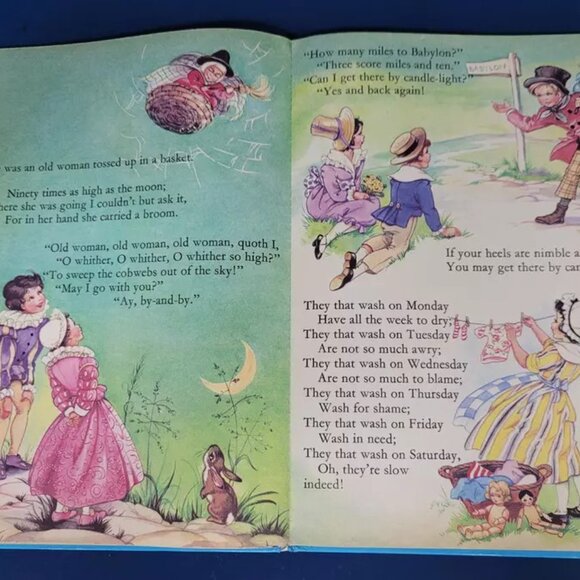 MY TREASURY OF RHYMES By Rene Cloke - Hardcover Dated 1984 Printed in Germany - Picture 7 of 13